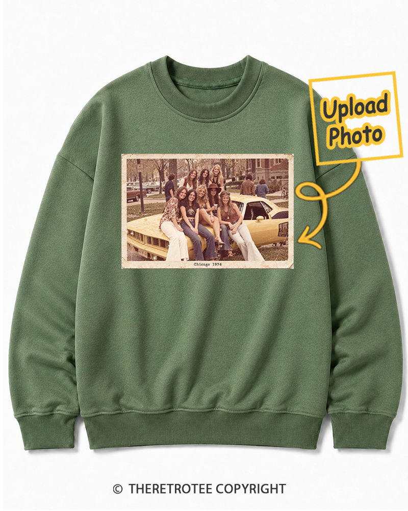 TheRetroTee Personalized Chicago 1974 Sweatshirt