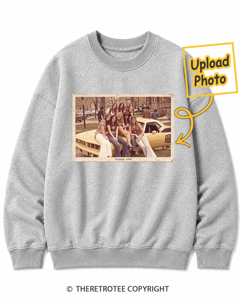 TheRetroTee Personalized Chicago 1974 Sweatshirt