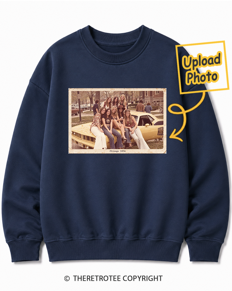 TheRetroTee Personalized Chicago 1974 Sweatshirt
