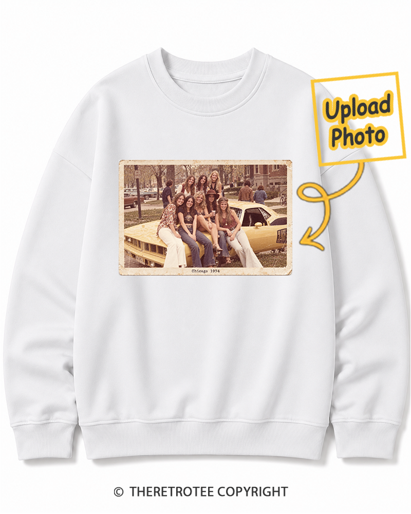 TheRetroTee Personalized Chicago 1974 Sweatshirt