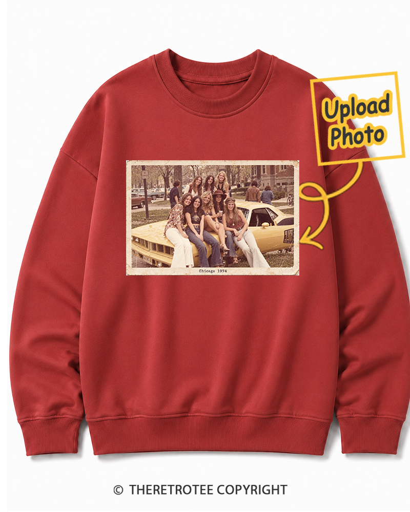 TheRetroTee Personalized Chicago 1974 Sweatshirt