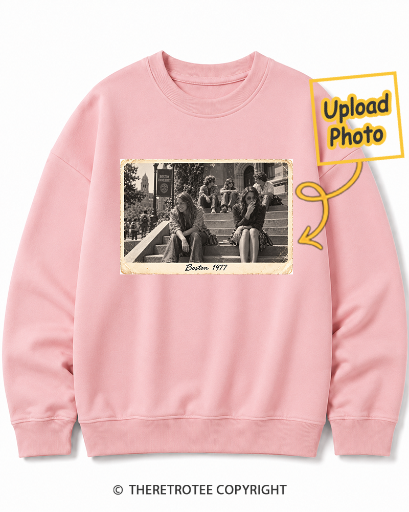 TheRetroTee Personalized Boston 1977 Sweatshirt