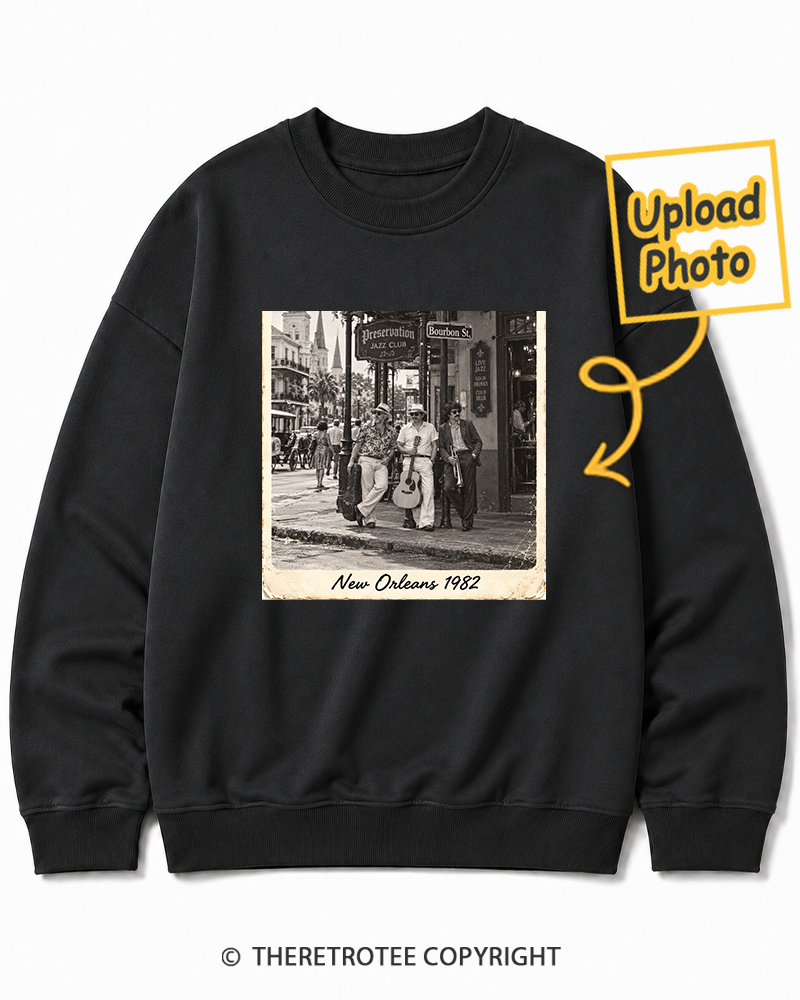 TheRetroTee Personalized New Orleans 1982 Sweatshirt