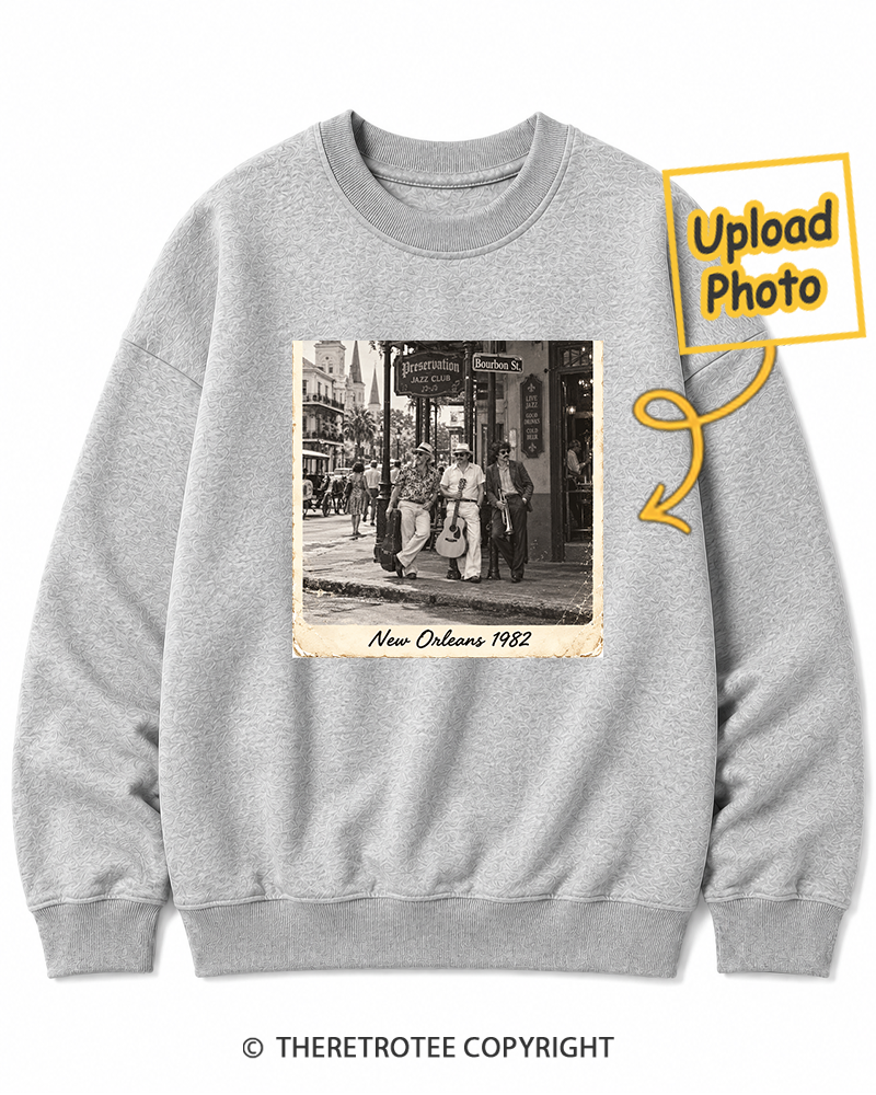 TheRetroTee Personalized New Orleans 1982 Sweatshirt