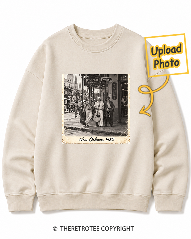 TheRetroTee Personalized New Orleans 1982 Sweatshirt