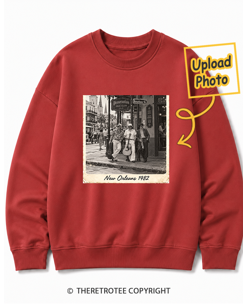 TheRetroTee Personalized New Orleans 1982 Sweatshirt