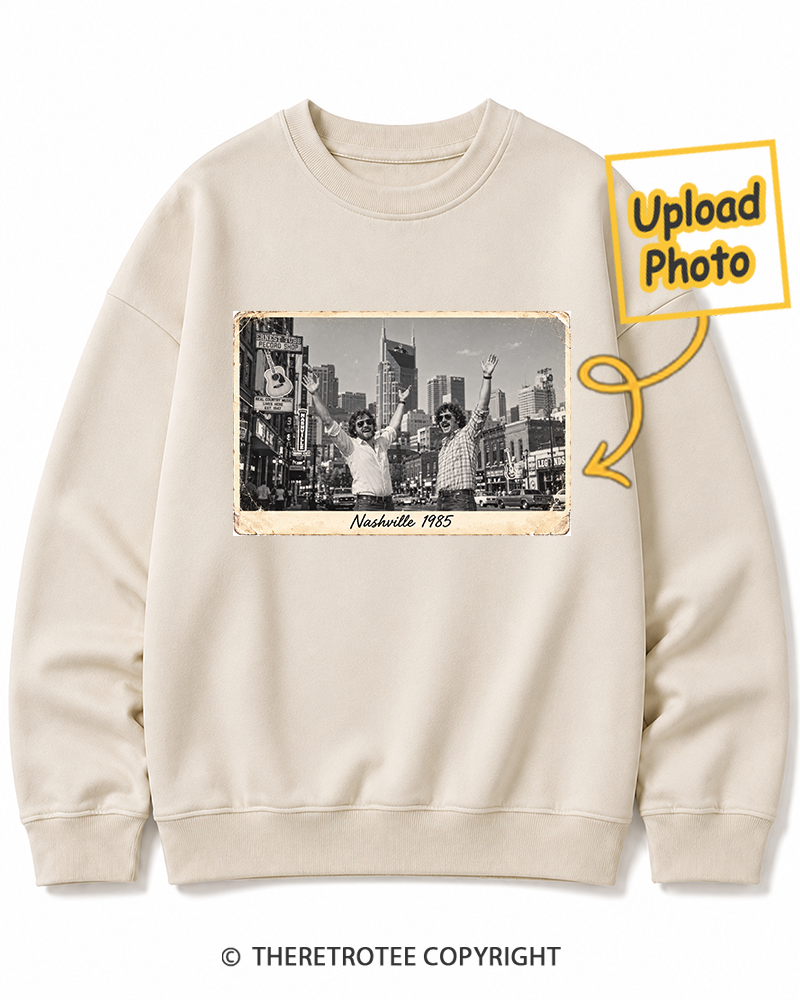 TheRetroTee Personalized Nashville 1985 Sweatshirt