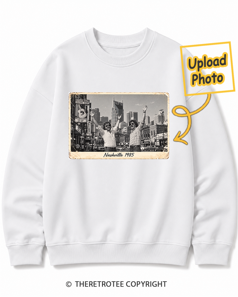 TheRetroTee Personalized Nashville 1985 Sweatshirt