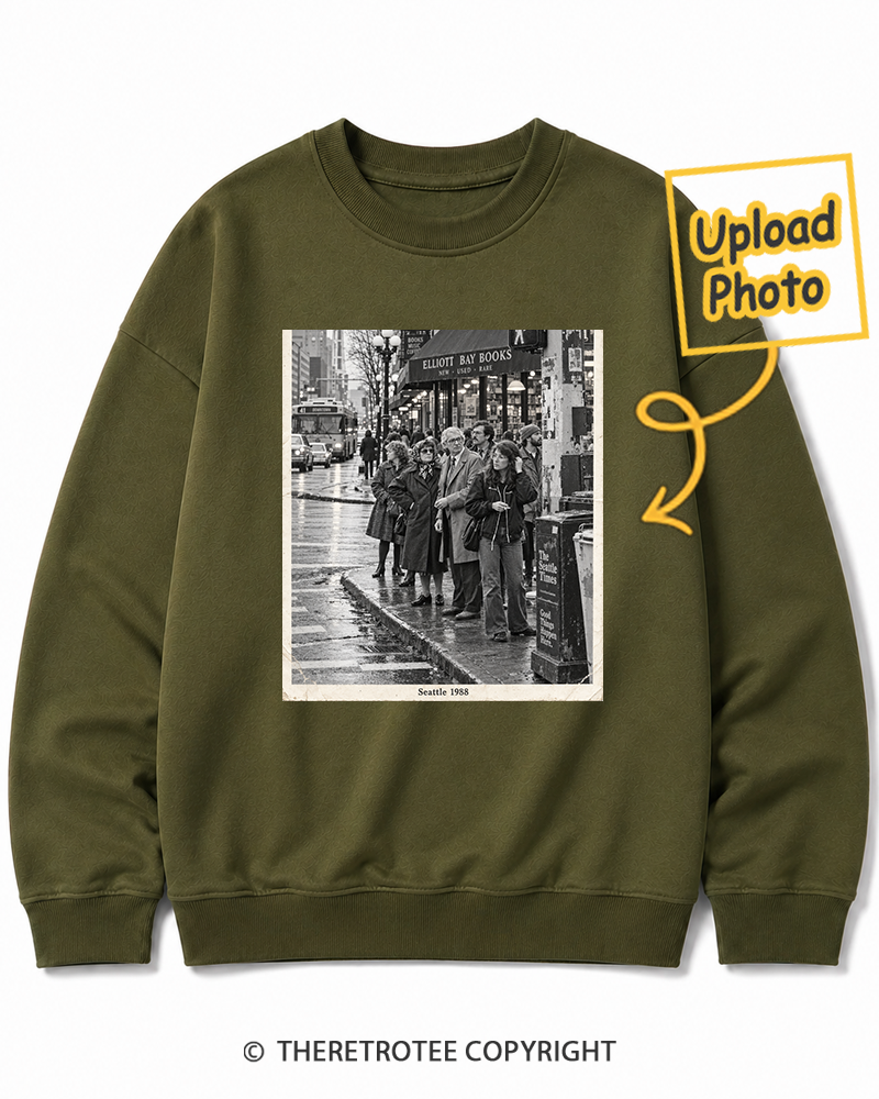 TheRetroTee Personalized Seattle 1988 Sweatshirt