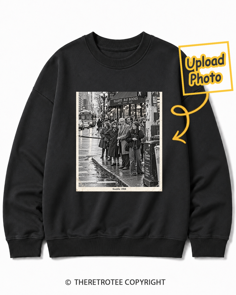 TheRetroTee Personalized Seattle 1988 Sweatshirt