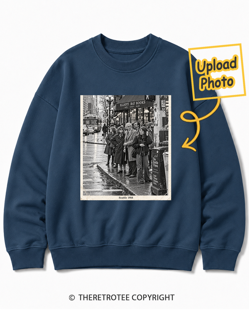 TheRetroTee Personalized Seattle 1988 Sweatshirt