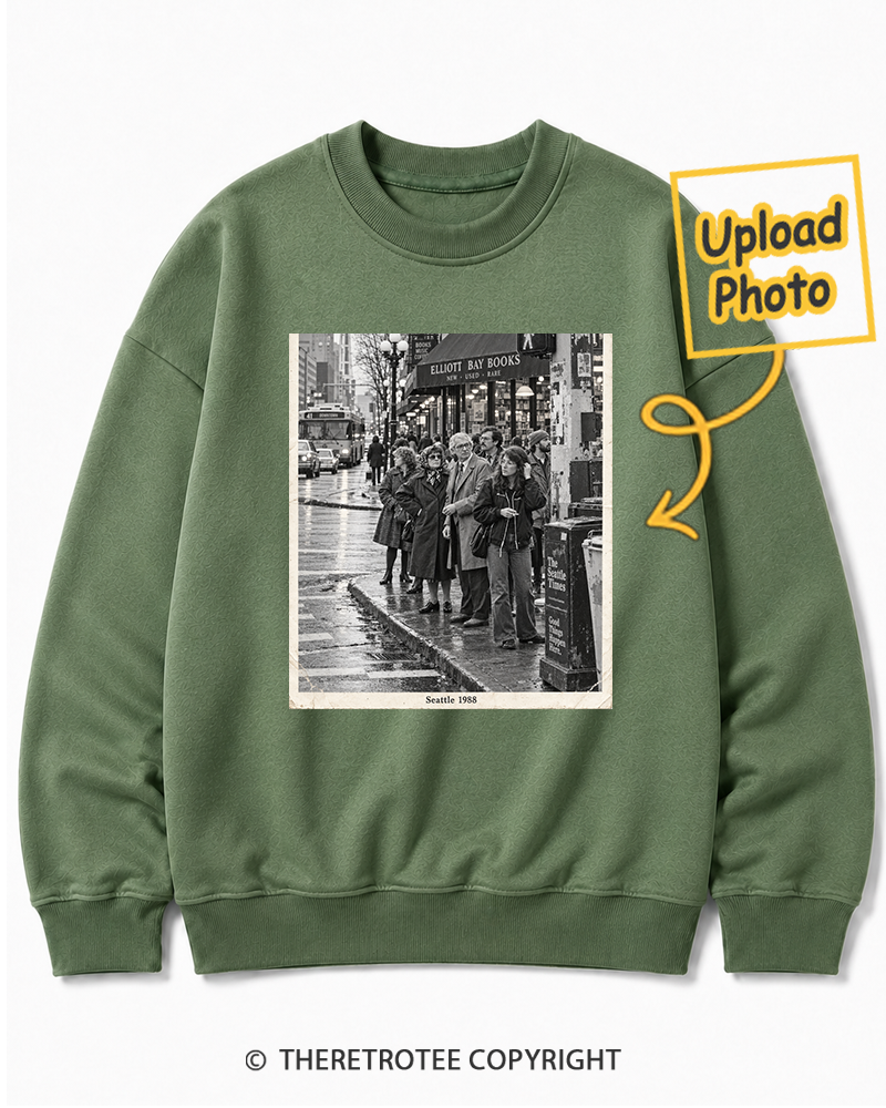 TheRetroTee Personalized Seattle 1988 Sweatshirt