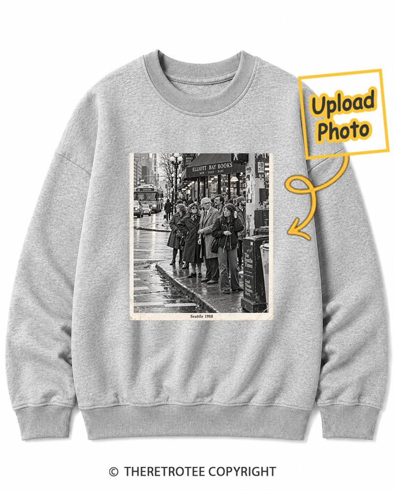 TheRetroTee Personalized Seattle 1988 Sweatshirt
