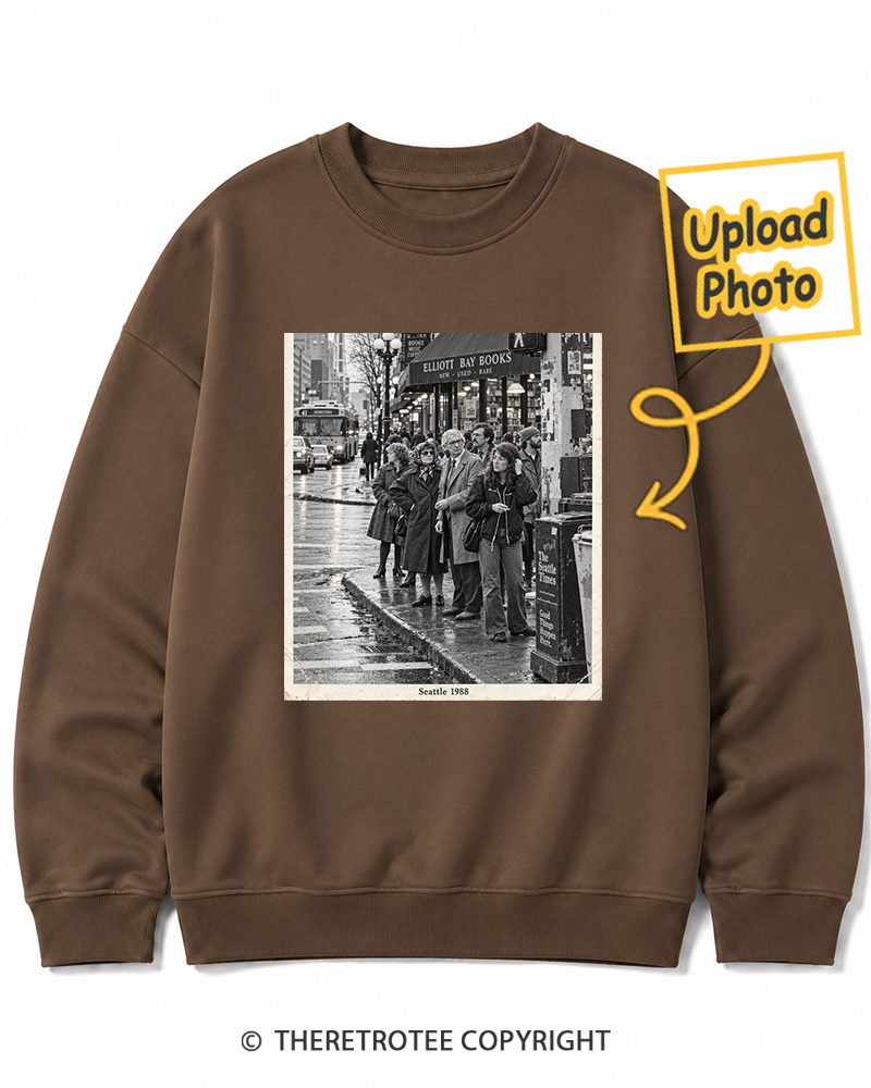 TheRetroTee Personalized Seattle 1988 Sweatshirt