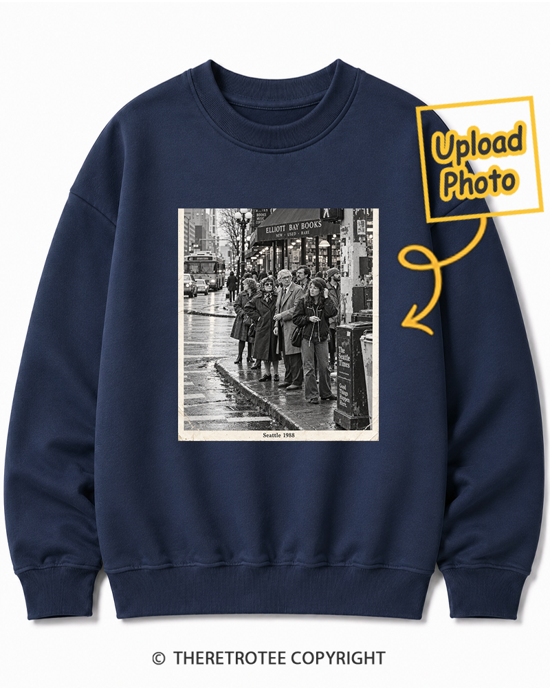 TheRetroTee Personalized Seattle 1988 Sweatshirt