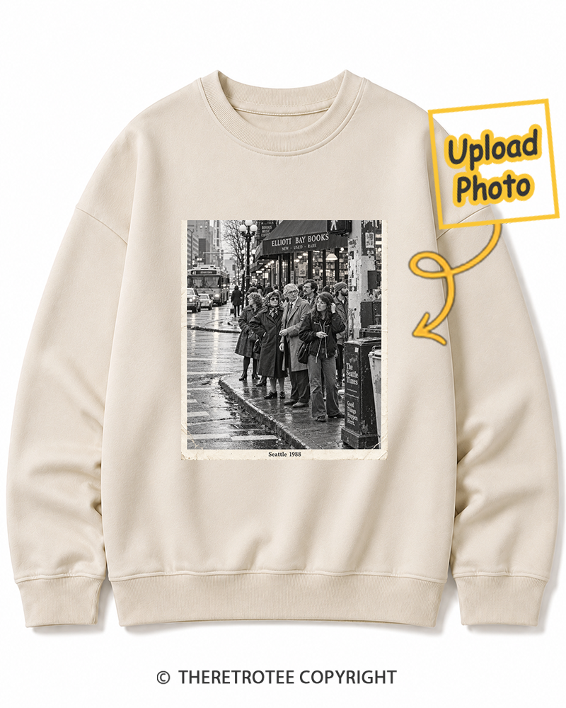TheRetroTee Personalized Seattle 1988 Sweatshirt