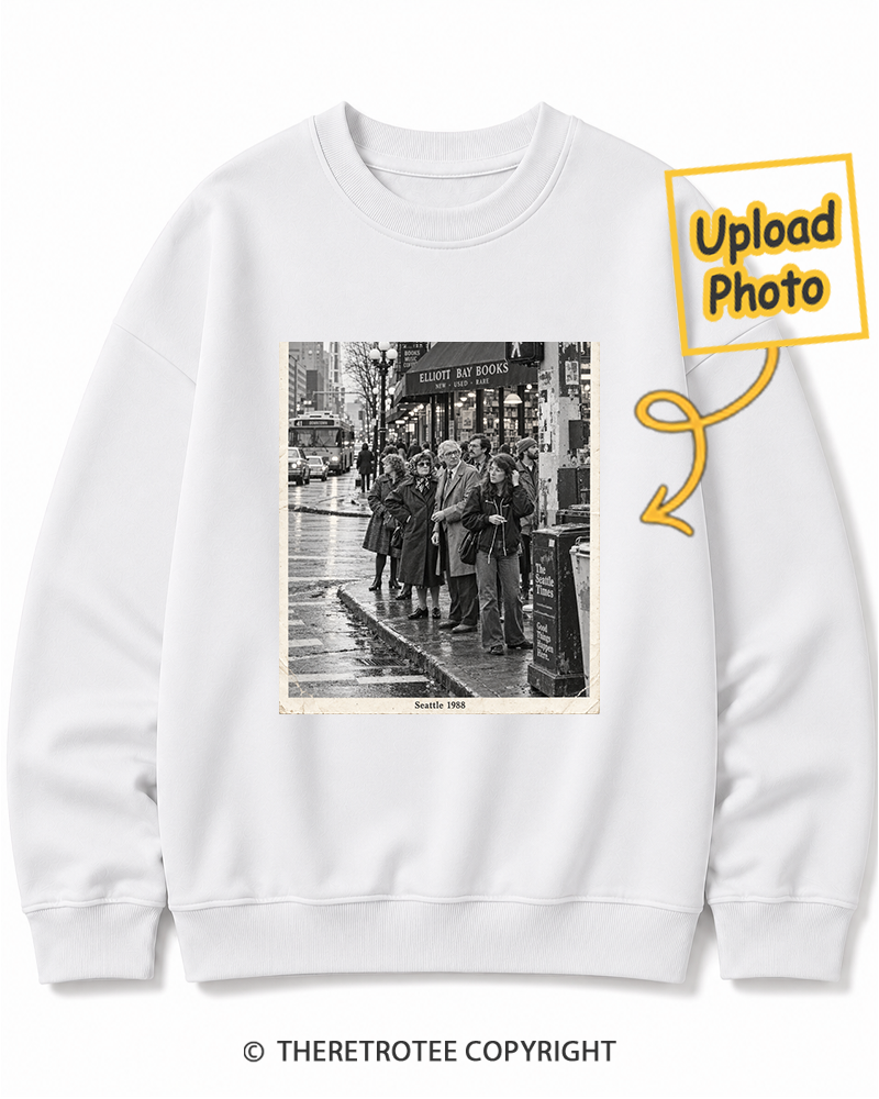 TheRetroTee Personalized Seattle 1988 Sweatshirt