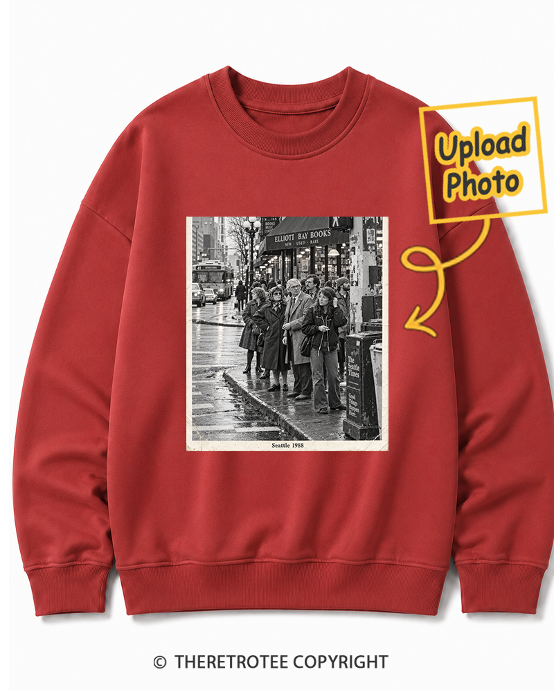 TheRetroTee Personalized Seattle 1988 Sweatshirt