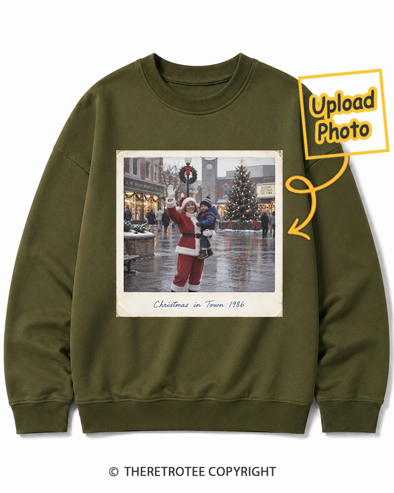 TheRetroTee Personalized Christmas in New York 1986 Sweatshirt