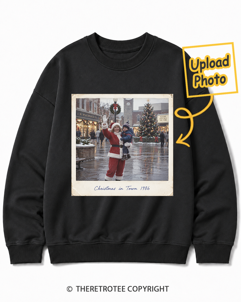 TheRetroTee Personalized Christmas in New York 1986 Sweatshirt