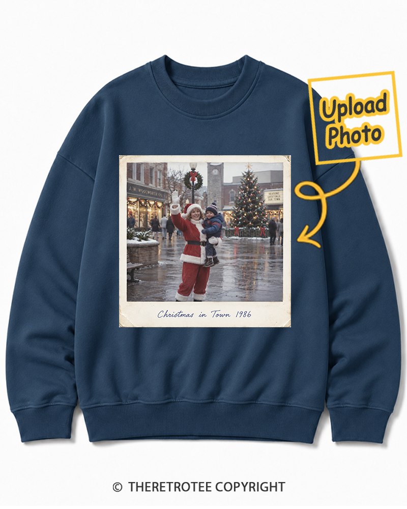 TheRetroTee Personalized Christmas in New York 1986 Sweatshirt