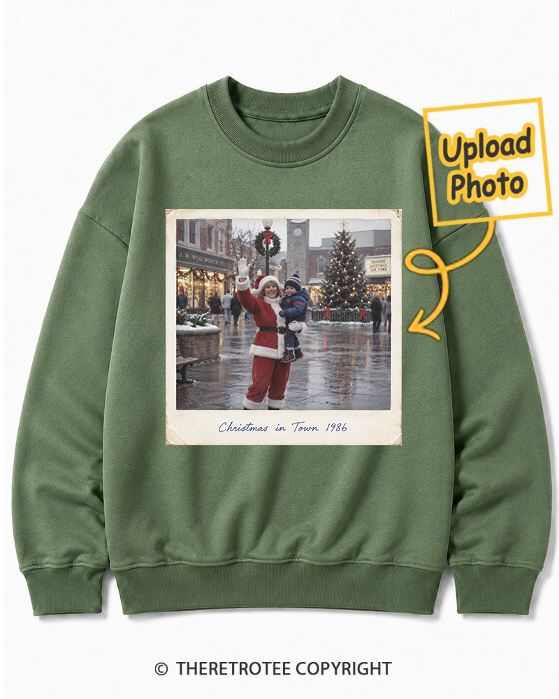 TheRetroTee Personalized Christmas in New York 1986 Sweatshirt