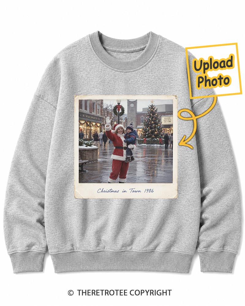 TheRetroTee Personalized Christmas in New York 1986 Sweatshirt