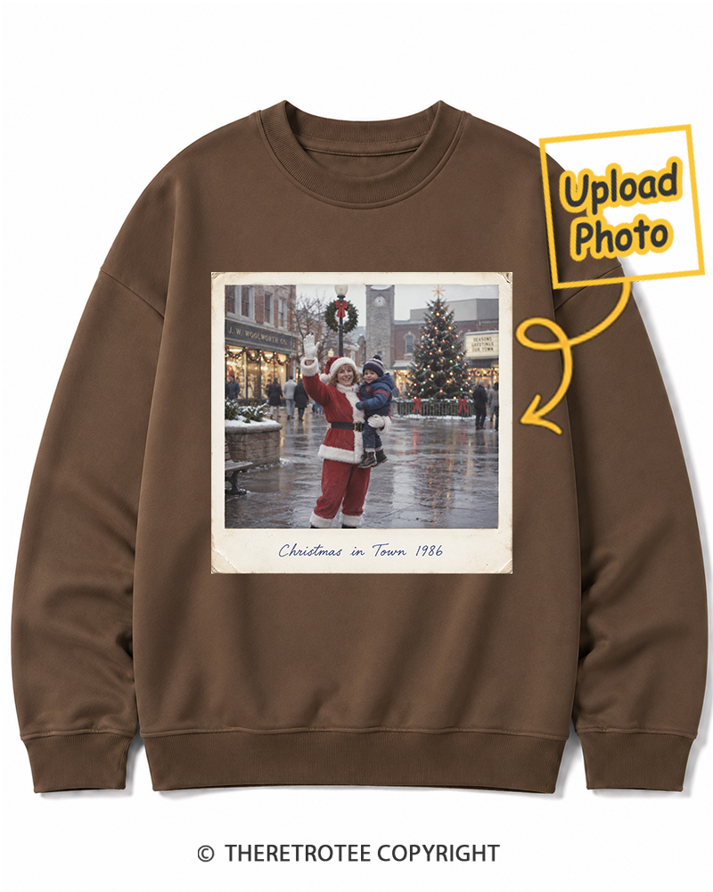 TheRetroTee Personalized Christmas in New York 1986 Sweatshirt