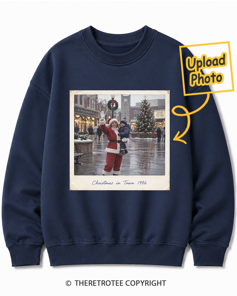 TheRetroTee Personalized Christmas in New York 1986 Sweatshirt