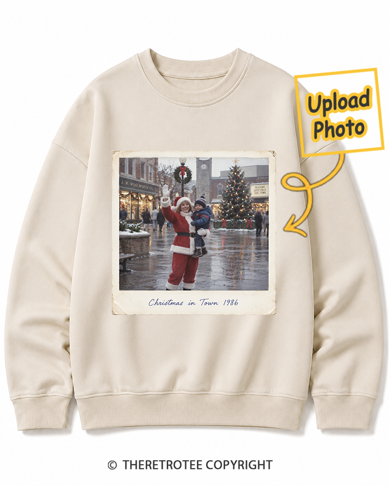 TheRetroTee Personalized Christmas in New York 1986 Sweatshirt