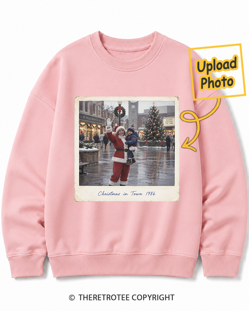 TheRetroTee Personalized Christmas in New York 1986 Sweatshirt