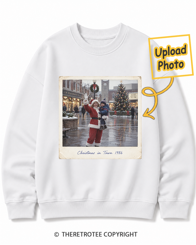 TheRetroTee Personalized Christmas in New York 1986 Sweatshirt