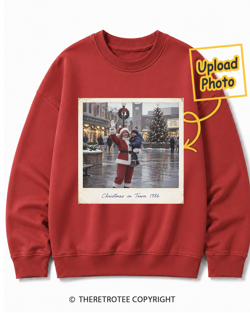 TheRetroTee Personalized Christmas in New York 1986 Sweatshirt