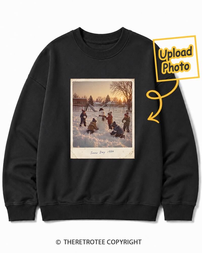 TheRetroTee Personalized Mountain Christmas 1984 Sweatshirt