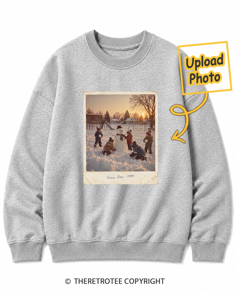 TheRetroTee Personalized Mountain Christmas 1984 Sweatshirt