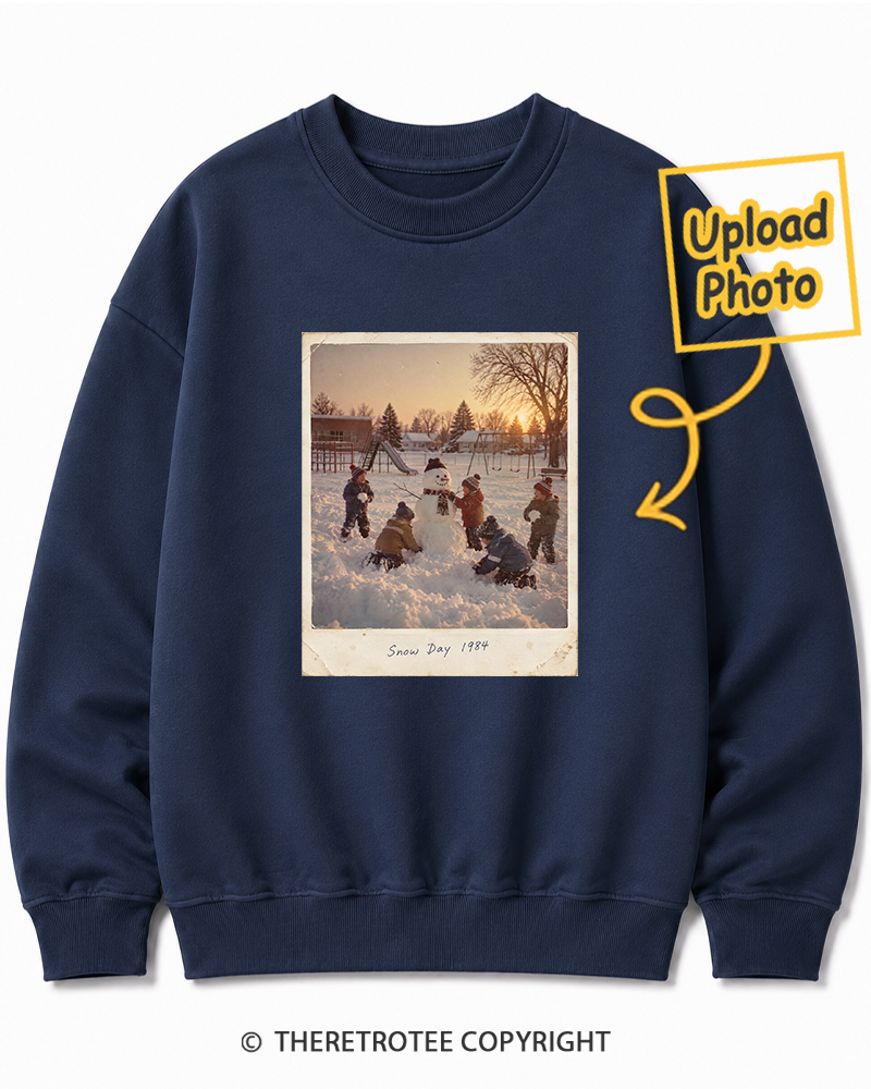 TheRetroTee Personalized Mountain Christmas 1984 Sweatshirt