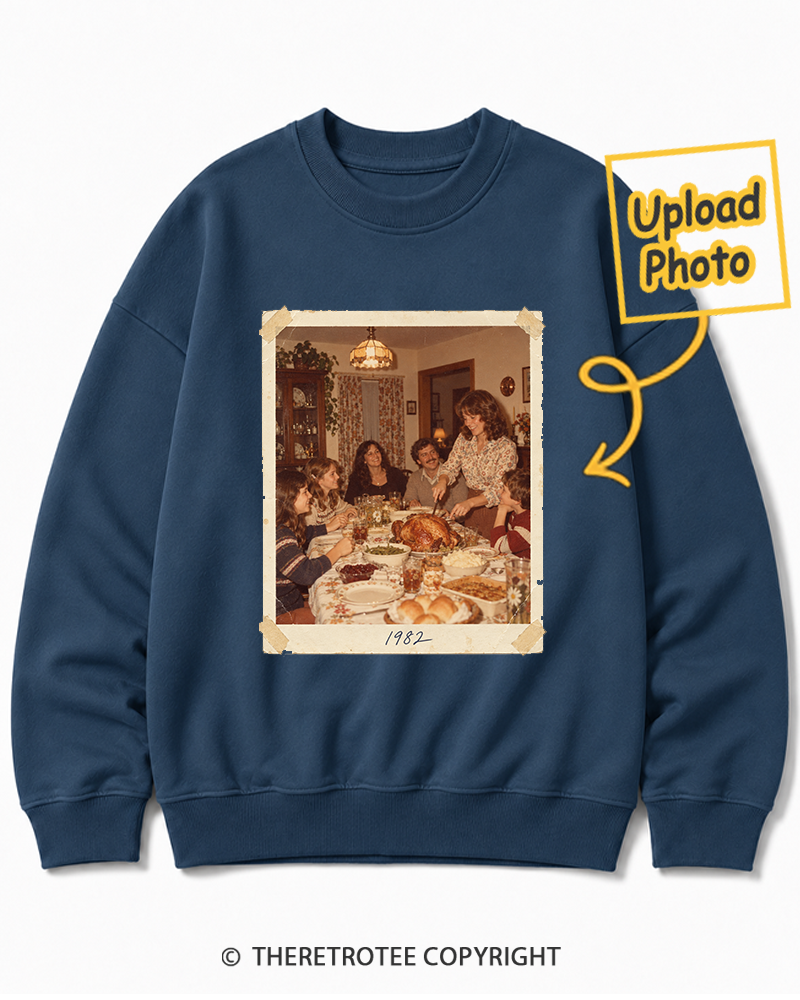 TheRetroTee Personalized Around the Table 1982 Sweatshirt