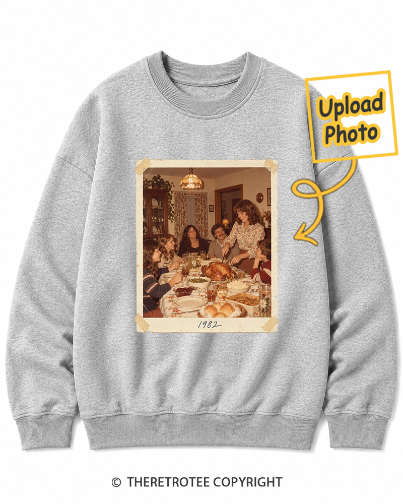 TheRetroTee Personalized Around the Table 1982 Sweatshirt