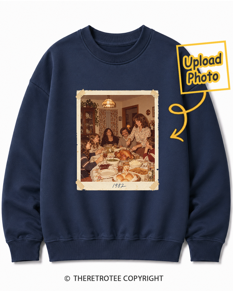 TheRetroTee Personalized Around the Table 1982 Sweatshirt