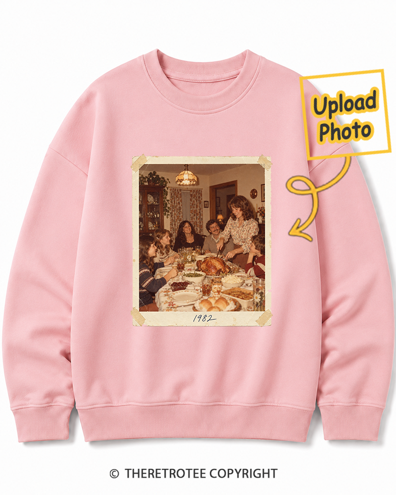 TheRetroTee Personalized Around the Table 1982 Sweatshirt