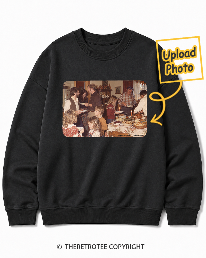 TheRetroTee Personalized Thanksgiving Memories 1988 Sweatshirt