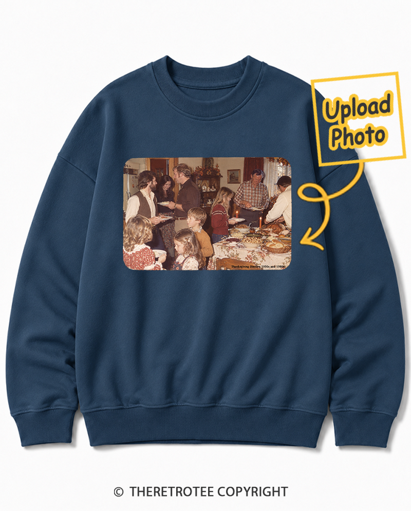 TheRetroTee Personalized Thanksgiving Memories 1988 Sweatshirt