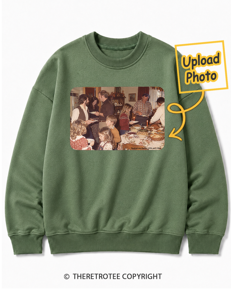 TheRetroTee Personalized Thanksgiving Memories 1988 Sweatshirt