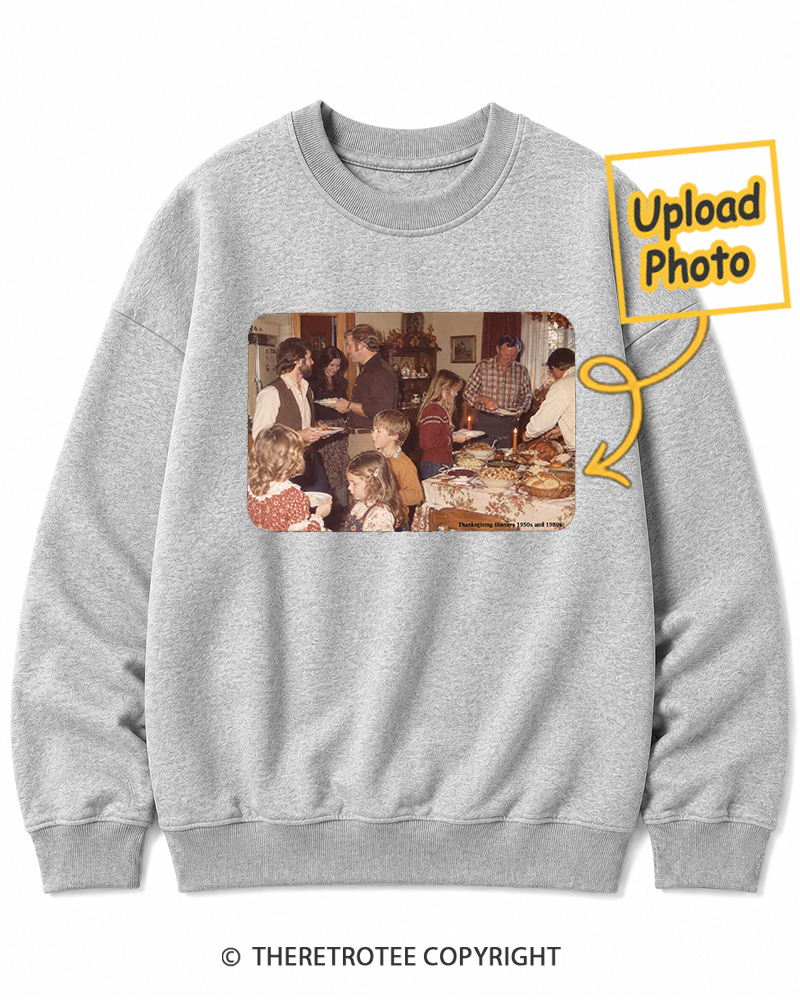 TheRetroTee Personalized Thanksgiving Memories 1988 Sweatshirt