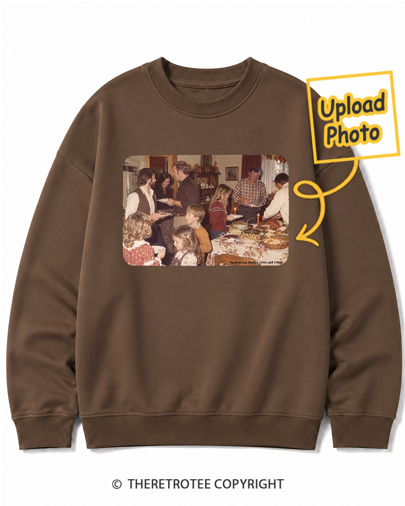 TheRetroTee Personalized Thanksgiving Memories 1988 Sweatshirt