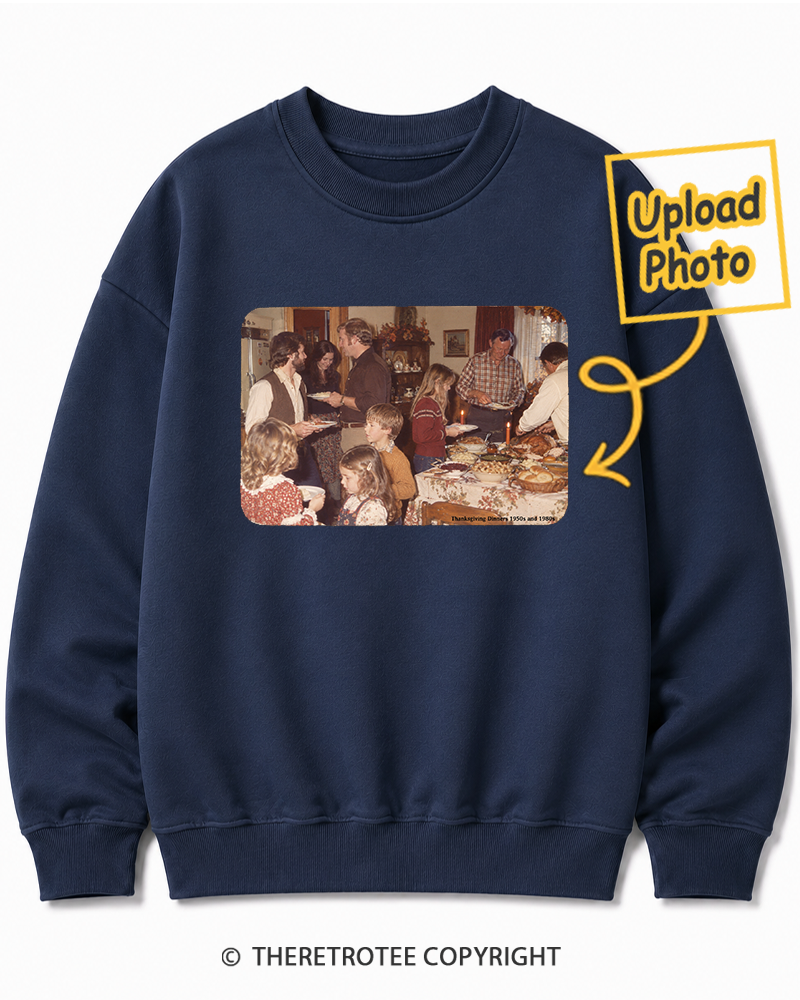 TheRetroTee Personalized Thanksgiving Memories 1988 Sweatshirt