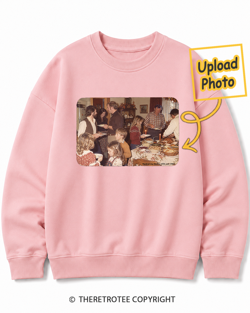 TheRetroTee Personalized Thanksgiving Memories 1988 Sweatshirt