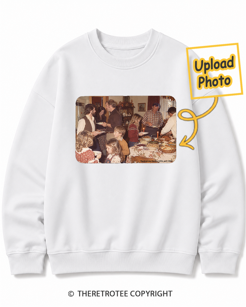 TheRetroTee Personalized Thanksgiving Memories 1988 Sweatshirt