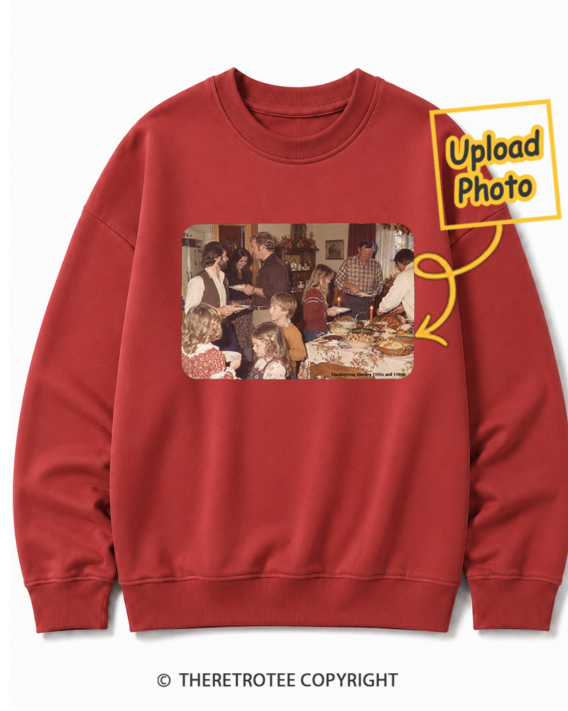 TheRetroTee Personalized Thanksgiving Memories 1988 Sweatshirt