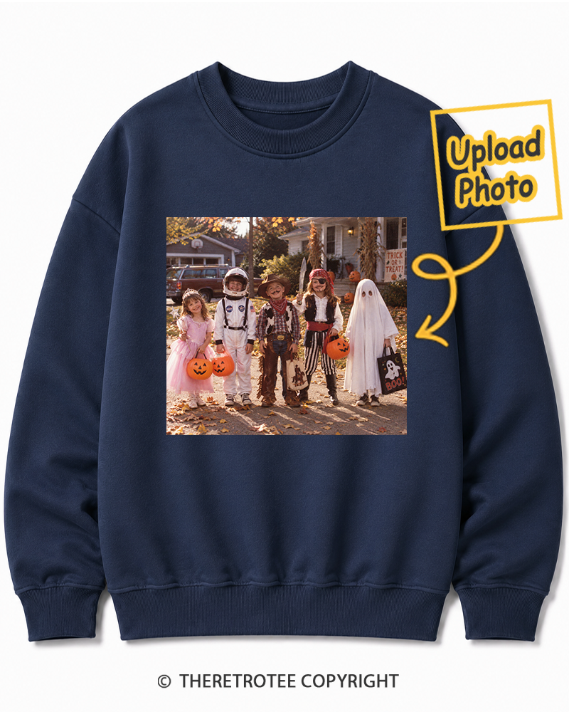 TheRetroTee Personalized Trick or Treat 1976 Sweatshirt